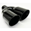 Dual Exhaust Tip 3.00" Inlet Dual 4.00 X 12.00 Long