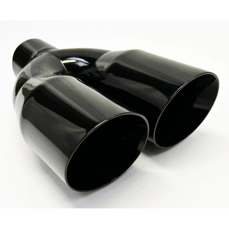 Dual Exhaust Tip 3.00" Inlet Dual 4.00 X 12.00 Long