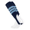 Striped Baseball Stirrups Pattern D (Navy/White/Columbia Blue, Large)