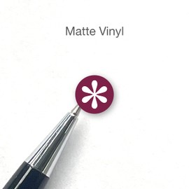 Asterisk Icon Planner Sticker / 110 Mini Dot Vinyl (1/3”) / Star Important Accent Reminder Reward Kids/Essential Productivity Life Planner/Bullet Bujo Journal/Todo Appointments