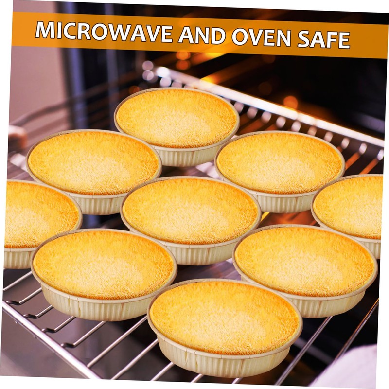 Alipis 100 Pcs Mini and Pie Pans Round Bottom Easy