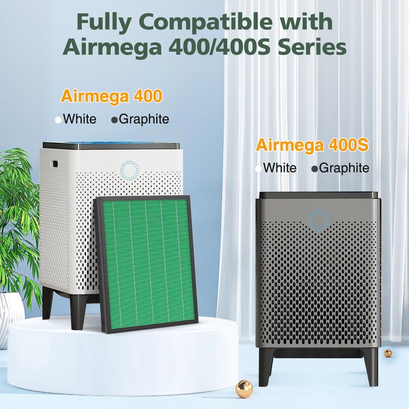 400/400S Replacement Filter for Coway Airmega Max2 400 400S 400(G)