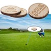 SG Store Golf Ball Markers Golf Markers, Laser Engraved Round
