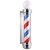 Barber Shop Pole Sign LED Light 34" Rotating Stripes Hair