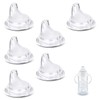 4/6 Packs Replacement Silicone Spout Compatible with NUK Learner Cup