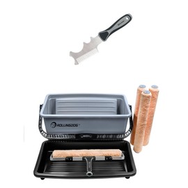 ROLLINGDOG 7PC 18" Paint Roller Kit with Roller Covers Cleaner