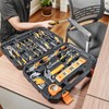 TOLSEN 89-Piece Tool Set Household Tool Kit, Hammer, Screwdrivers, Drill