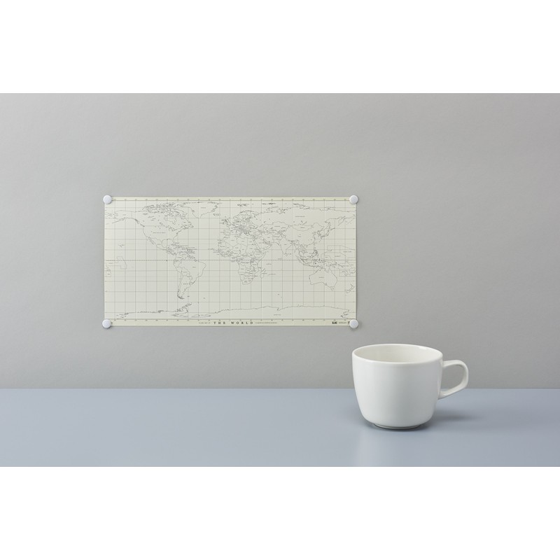 Geografia World Map, Free Standing