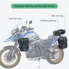 ARMORAIN Motorcycle Crash Bar Bag Waterproof Storage Capacity 6L/8L Bumper