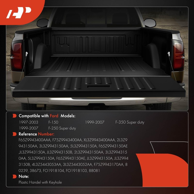 A-Premium 32-PC Tailgate Rebuild Kit Compatible with Ford F-150 F150