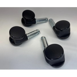 SHEPHERD CASTER Nylon Swivel Stem Rolling Casters 1.25" Wheels New (6 Pack)