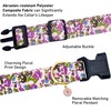 TEEMERRYCA Floral Print Dog Collar with Flower Charm - Durable