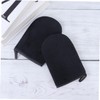 2piezas Aplicador De Autobronceador Guantes Autobronceadores De Pelusa Negros Bronceado