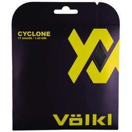 Volkl Cyclone Tennis String Set, Color- Black, Gauge- 1.25mm