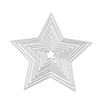 U-horizon 8pcs Five Stars Cutting Dies, DIY Scrapbooking Metal Embossing