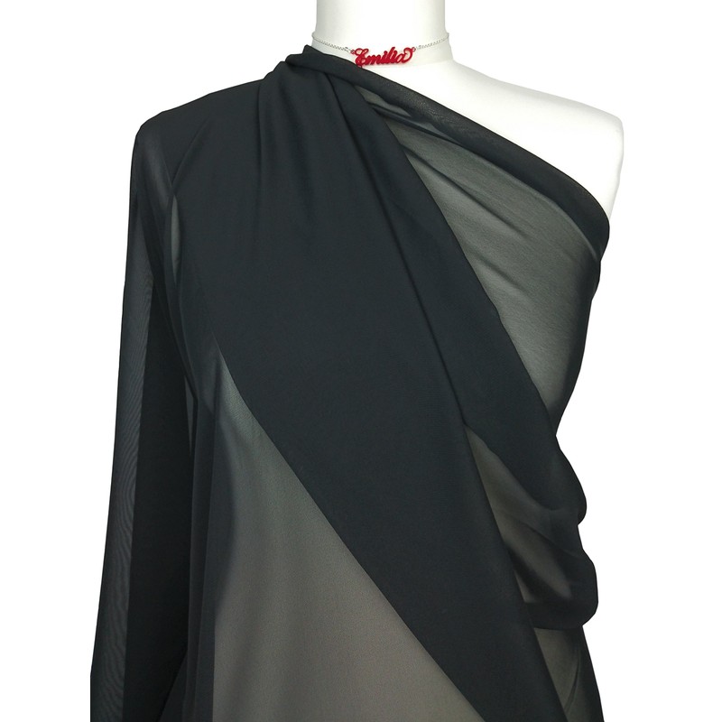 Premium Quality Chiffon Soft Polyester Sheer Fabric Dress Bridal Material