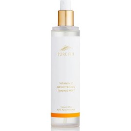 Pure Fiji Face Toner Mist with Vitamin C for Brightening & Refreshing Antioxidant Face Mist Hydrating Spray Helps Even Skin, Smooths Fine Lines and Wrinkles (4.4oz/130ml)