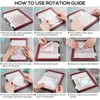 OTCRAFT 3Pcs/Set 4.75x6inch Multi-Use Non-Slip Sticky Mats Fit in Stamp