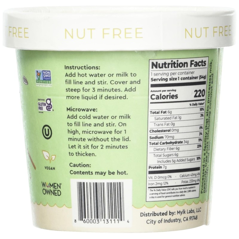 Granny Smith Apple & Sunflower Cinnamon Oatmeal Cup