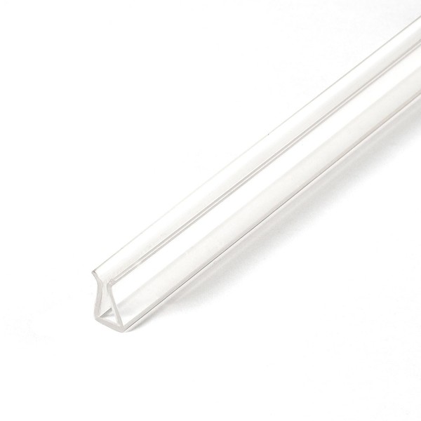 Outwater Plastics 142F-Cl Clear 3/16'' Styrolux U-Channel Clear Plastic U-Channel/C-Channel