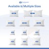 Continental Bedding Viscose Derived from Bamboo Pillow Protector Zippered Waterproof