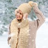 JenPen Winter Hats Scarf and Gloves Set for Women Including
