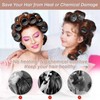 Self Grip Hair Rollers Curlers 16 Pcs Set with 8Pcs