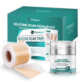 Scar Suite Bundle, Advanced Silicone Scar Cream and Scar Sheets, Advanced Scar Treatment for Surgery, Burns, Professional Grade Results