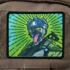 Patches , Excited Hyene Embroidery Patch, Military Sticker Badge, Morale