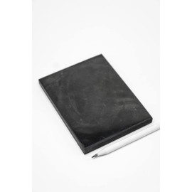 Shungite Club Polished Shungite Tile 3,54x4,72 Inches (90 * 120 mm) Natural Shungite Stone Plate Healing Crystal, Meditation, Energy, Home Decor