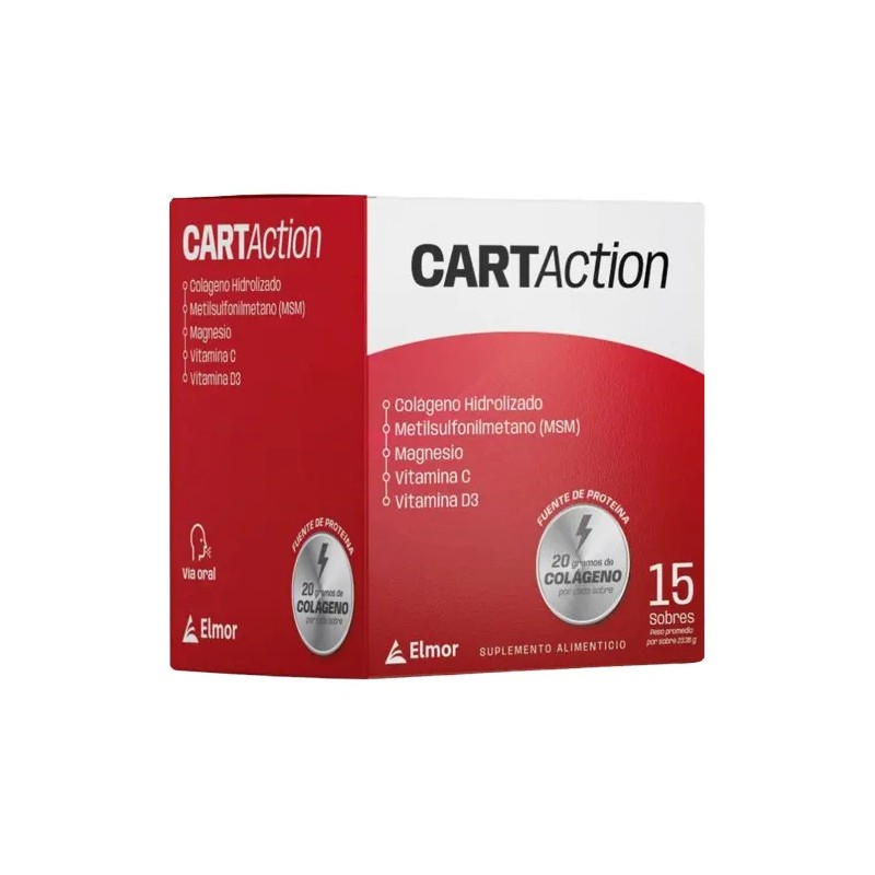 Suplemento Alimenticio Elmor Cartaction Caja Sobres
