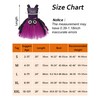 FEOYA Children's Girls' Spider Dress, 3-Piece Tutu Witch Dress with