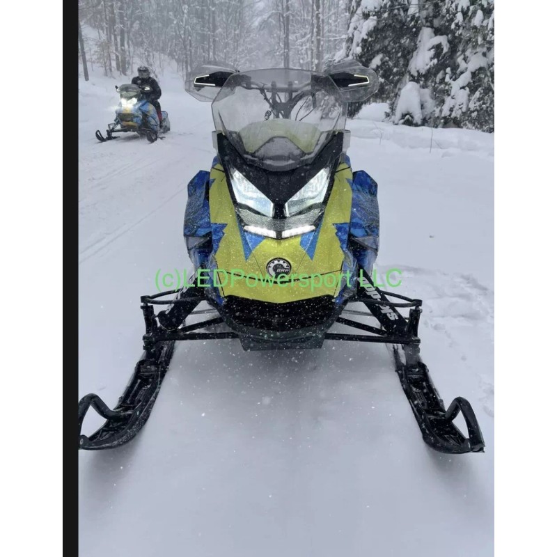 FT 2017 Ski Doo Freeride Etec LED Headlight Kit Plug