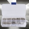 360pcs M2.5 Cross Stainless Steel Screw Bolt Nut Washer Assortment