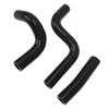 3PCS Silicone Radiator Coolant Hose Pipe Kit Stable Connection Leak