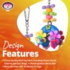 Super Bird Creations SB1085 Flower Power Bird Toy, Small/Medium Bird