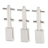 3pcs Toggle Switch Matte Chrome Coating Heavy Duty Toggle Flick