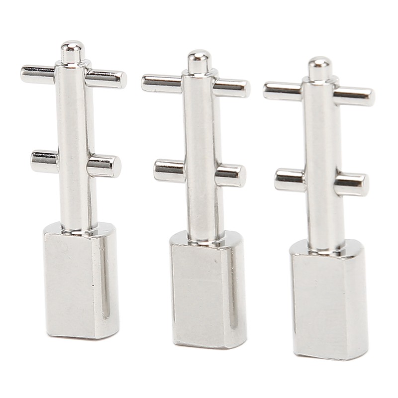 3pcs Toggle Switch Matte Chrome Coating Heavy Duty Toggle Flick