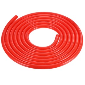 DMiotech Silicone Vacuum Tubing Hose Line, 10Ft 1/4"(6mm) Automotive Replacement Vacuum Hose, 3mm Wall Thickness High Temperature Vacuum Tube 130 PSI Max Pressure, Red