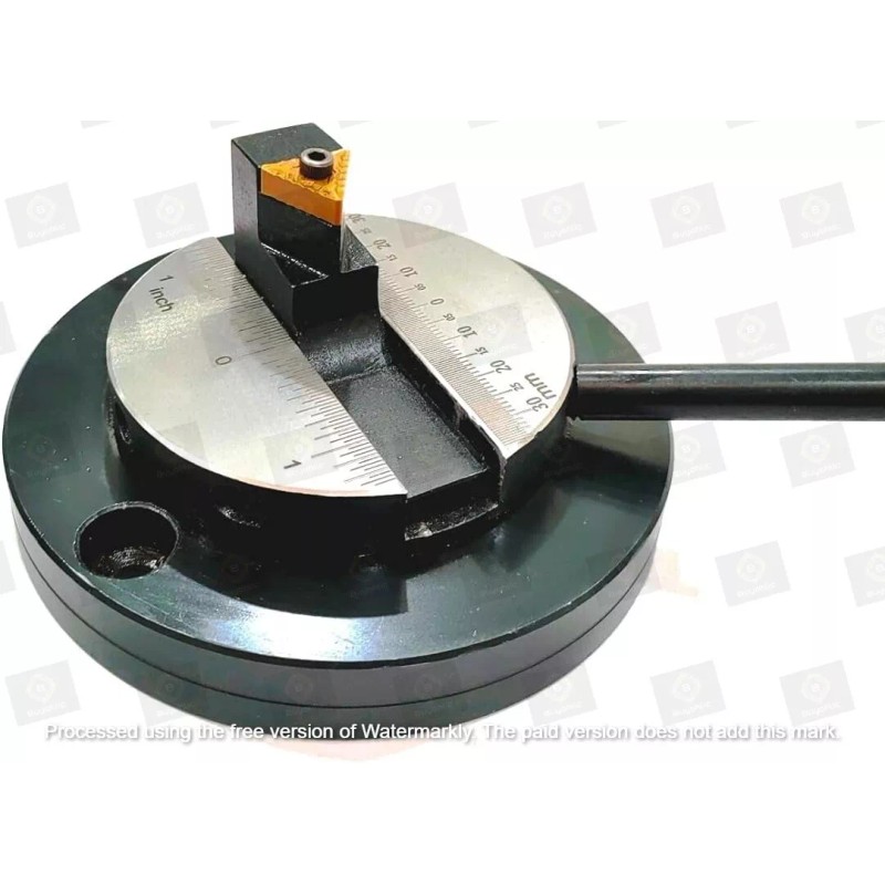 BUYOHLIC Lathe Ball turning Attachment - ROUND BASE- DOUBLE BIT