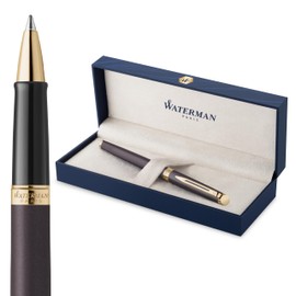 Waterman Hémisphère Rollerball Pen | |The Understated Edit | Lava Black | Fine Tip | Black Ink | Gift Box