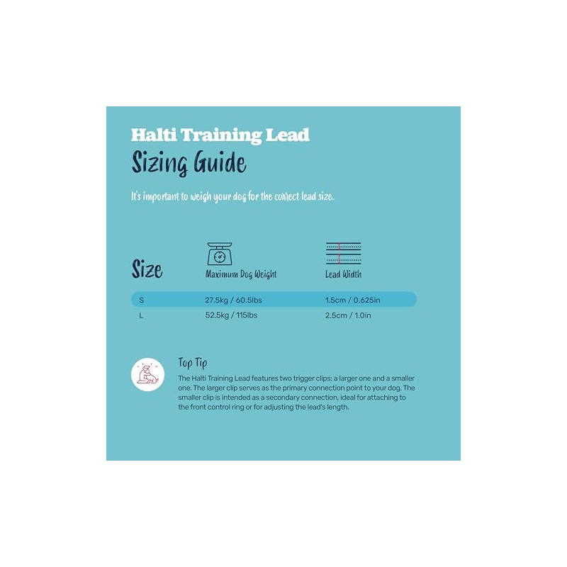 HALTI Training Lead (6'6") | Correa de instrucción para perros,