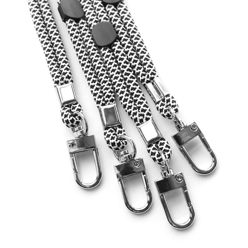trage.band® Short Adjustable Wrist Strap with Carabiner Hook, Pack of