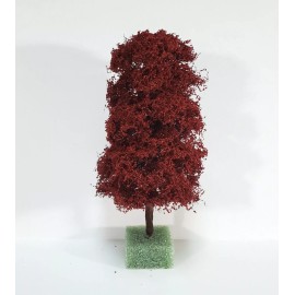 Creative Accents Miniature Red Maple Tree Large on a Spike 8" Tall Model Scenery Garden