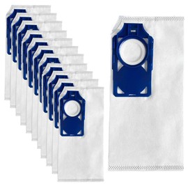 12 Pack Vacuum Bags for Riccar R30D Simplicity Vacuum Bags for Riccar Brilliance R30P, R30PET & Simplicity Synchrony S30D, S30P, S30PET Upright Vacuums Cleaner, Part RNHC-6/SNH-6