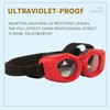 Dog Goggles Small Breed, UV/Wind/Dust/Fog Protection Pet Sunglasses with Adjustable