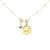 Dlismno Taurus 18K Gold Plated Medallion Pendant Necklace for Women,