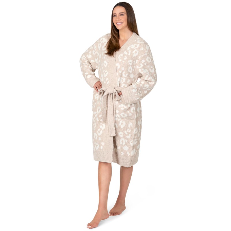 PAVILIA Premium Womens Plush Short Robe, Super Soft Fuzzy Bathrobe