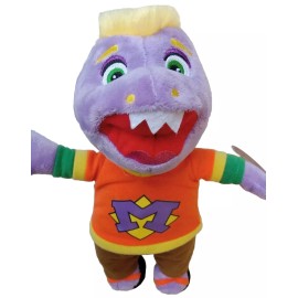CEC Entertainment  Chuck E Cheese Mr MUNCH! Limited Soft  Fun Furry Purple Plush Doll New 2022 11"