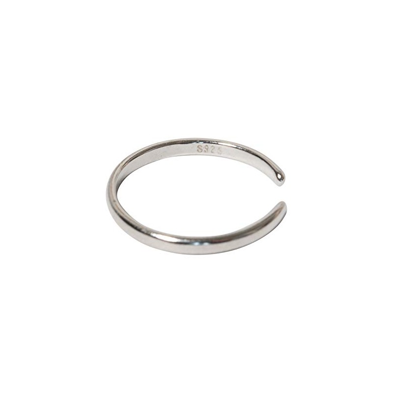 Toe Ring 925 Sterling Solid Silver Adjustable Mixed Design Open
